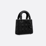 Elegant Quilted Lady Dior Style Mini Handbag – with Chain Strap