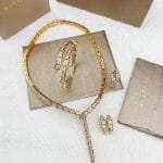 Bvlgari Snake Diamond Necklace Set
