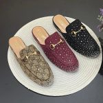Gucci Crystal Mules