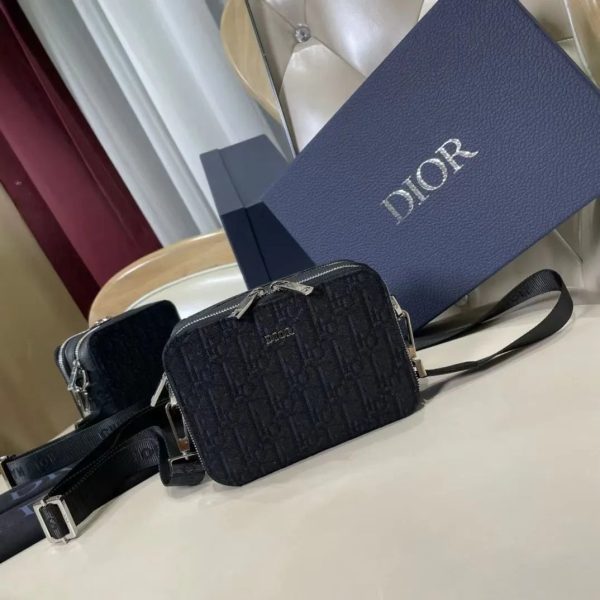 Oblique Jacquard Strap Bag